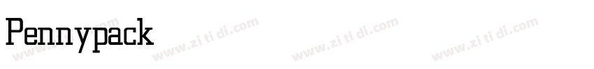 Pennypacker Light字体转换 Pennypacker Light字体转换